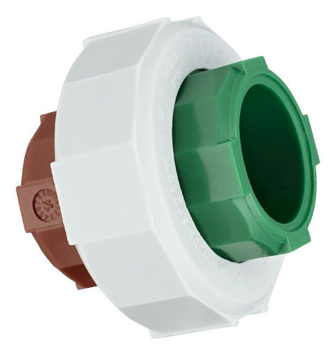 Union Doble 1 A 32 Fusion Rosca Verde Agua Ips 0