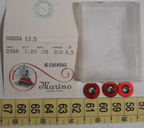 Cuerdas De Reloj Antiguo Omega X 3 Unidades Lote N95 1