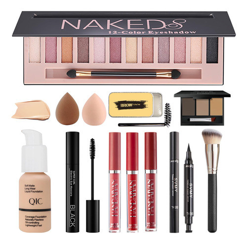 Kit De Maquillaje Todo En Uno Mujer 12 Colores Ews 0