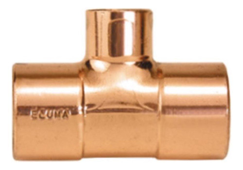 2 Pçs Te Redução 28mm X 15mm X 28mm Cobre Eluma 0