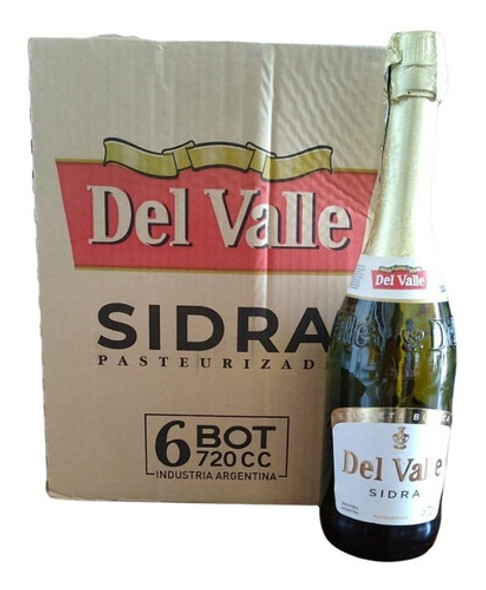Sidra Del Valle - Caja 6 Unidades - No Te Prives 0