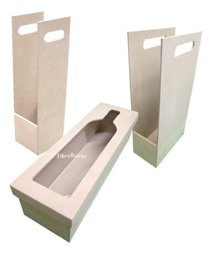 Cajas Fibrofacil Para Botellas De Vino - 1
