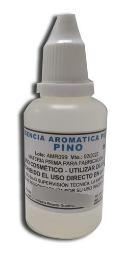 Esencia Aromática Pino Concentrada 30ml Cosmetico Humificado 0
