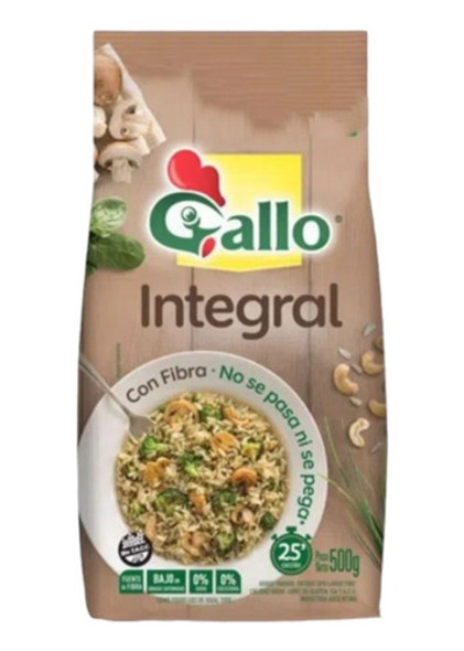 Arroz Gallo Integral De 500g Pack 10u 0