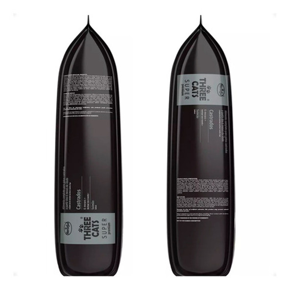 Alimento Three Cats Premium Salmon Castrados 15 Kg 1