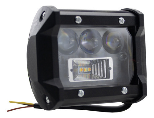 Barra Led C/display 12/24v Blanco/ambar Intermitente 0