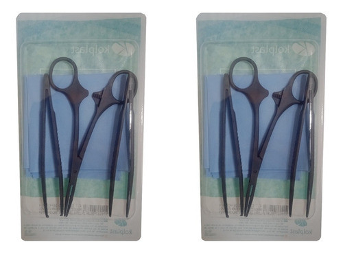 Kit Curativo Descartável Para Consultório Dentista 2 Pacotes 0