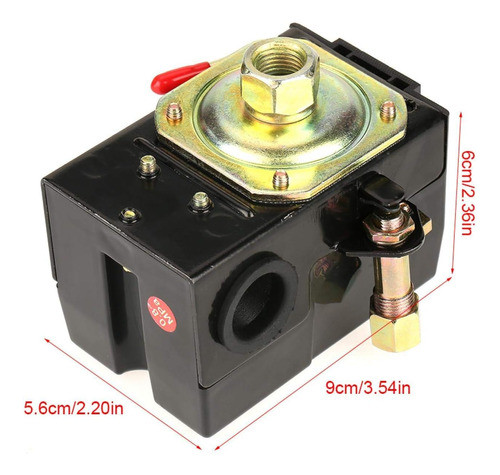 Interruptor Presión Compresor De Aire 95-125 Psi 240v 26a 1