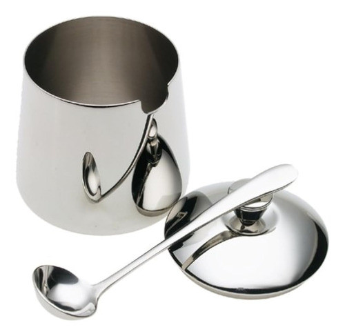 Frieling Usa Set De Azucarero Y Cuchara De Acero Inoxidable 1