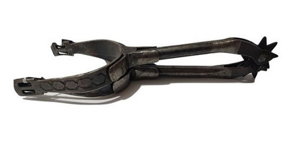 Espuelas Hierro Piguelo Largo Caballo Apero Montura Doma 0