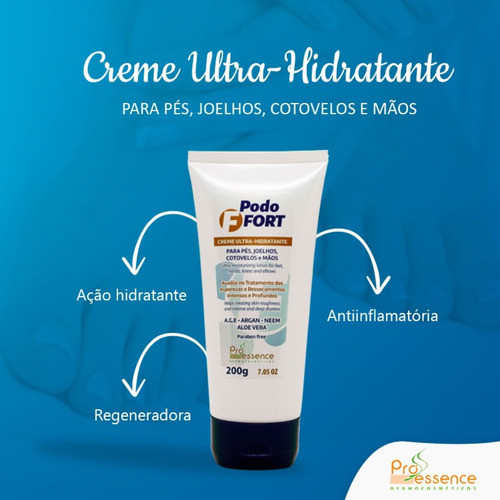 4x Podofort Ultra Hidratante Peles Ressecadas E Rachaduras 1
