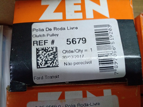 Polea Alternador Con Embrague Zen 5679 1