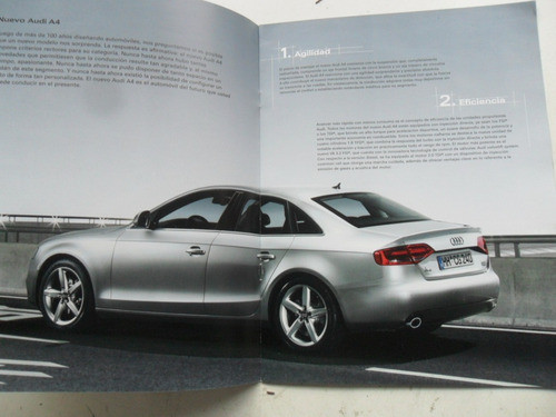 Folleto Audi A4  Original No Manual Auto Antiguo Original 1