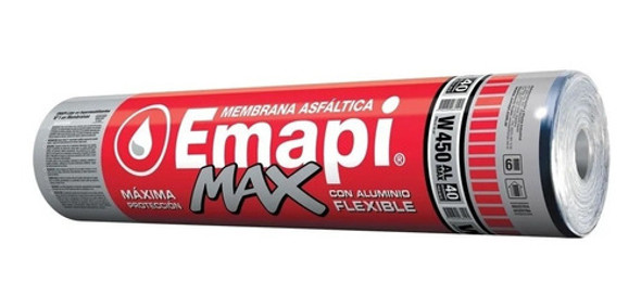Membrana Asfaltica Aluminio Flexible De 40 Kg Emapi 0