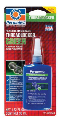 Traba Verde Rulemanes/tornillos 36ml 1