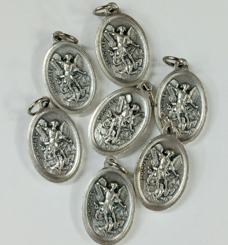Medalla De San Miguel Arcángel X 10 Unidades 1.5 X 2.5 Cm 1