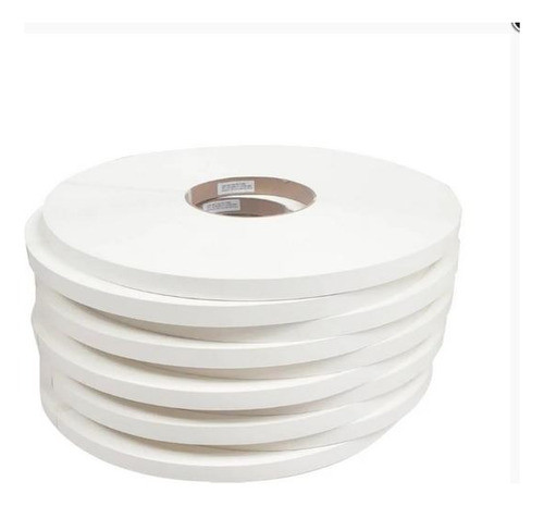Fita De Borda Pvc  Branco Tx - Casa Das Fitas - 22mm X 300mt 0