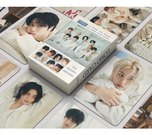 55 Lomo Cards Stray Kids Perfect Day 2024 Seasons Greetings 1