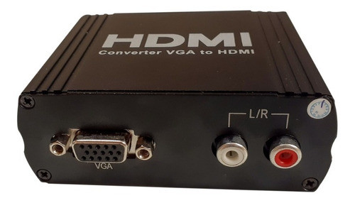 Conversor Adaptador Vga Com Áudio Hdmi Para Monitores Tv 1