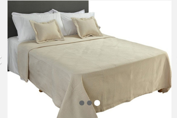 Cubrecama Dos  Plazas Y Media Quenn +2fundas  Deco Blancobh 1