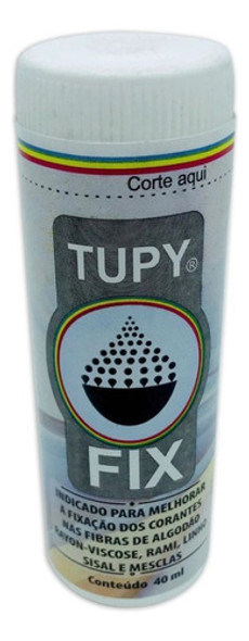 Fixador Corante De Tecido De Roupa 40ml Tupy Fix 1