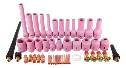 I 46x Tig Soldagem Tocha Accories Kit Pinças Bo Alumina 1