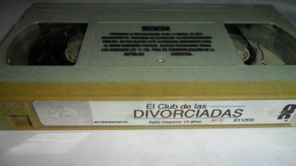 Vhs El Club De Las Divorciadas ( The First Wives, 1996) 0