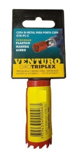 Sierra Copa Bimetal 27mm Giro Triplex Venturo De Aliafor 1