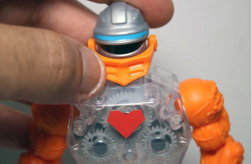 Roboto He-man Origins Boneco Wave 12 Laranja Sem Embalagem 1