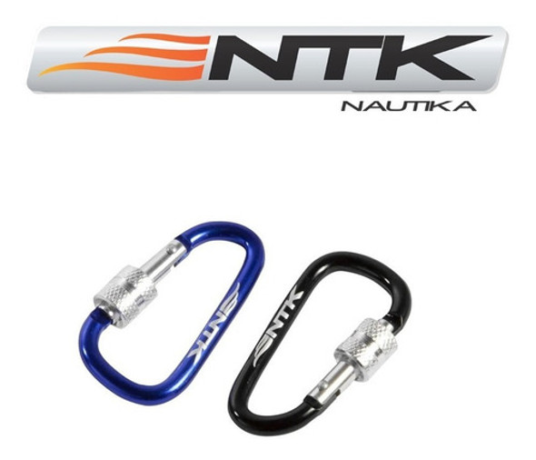 Mosqueton Ntk Aluminio Reforzado X2 Tactico Paintball Pesca 1
