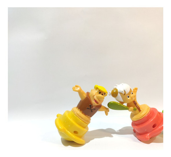 Lote 3 Figuras The Flintstones Los Picapiedras Burguer King 1