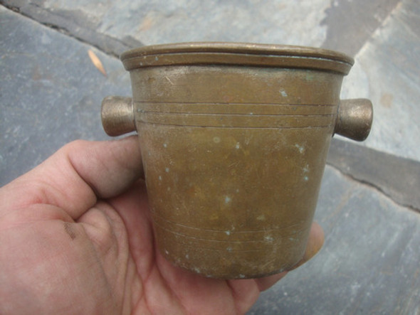 1/2-antigua Hielera Bronce Omega 10,3 X 7,5 Alto - 250 Grs 0