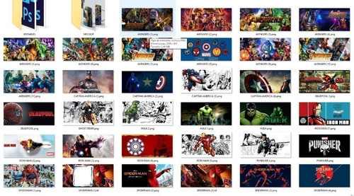 102 Plantillas Sublimación Tazas - Comic Superheroes 1