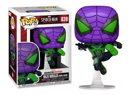 Funko Pop! Spider-man Miles Morales (purple Reign) 0