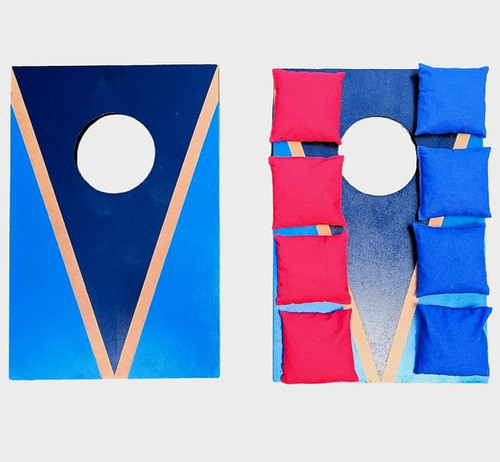 Cornhole Juego, 2 Tableros, 8 Bolsas 1