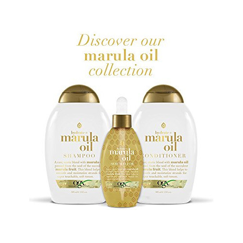 Elixir De Suero Ogx Hydrate Mas Marula Oil Con Cuentagotas 1