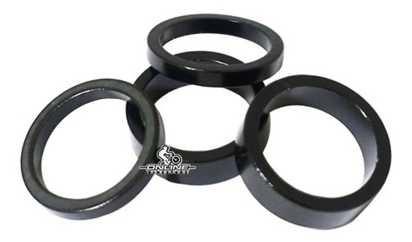 Kit Espaciadores Direccion Horquilla X4 Unidades Aluminio 0
