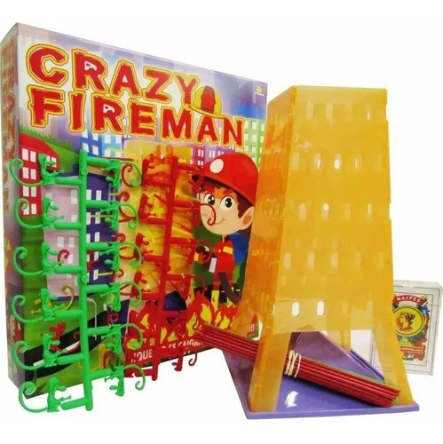 Juego De Mesa Crazy Fireman Bombero Sharif Express 0