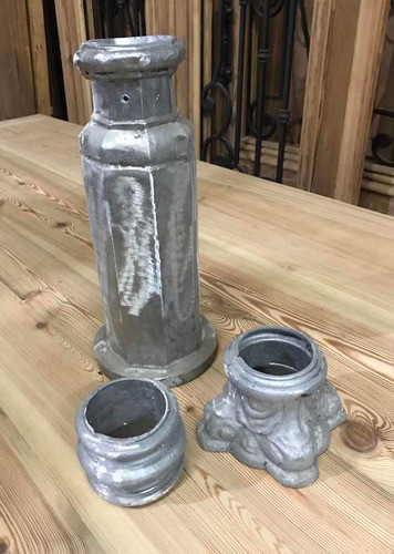 Elcarreton Kit Columna De 3 PuLG Accesorio Fundicion Nuevo 1