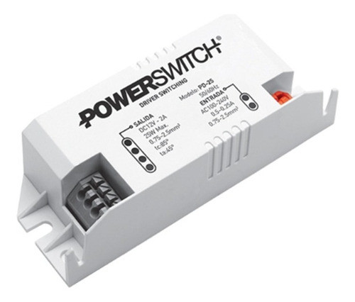 Fuente Switching Macroled Interior Ip20 12vcc 25w 2,1 Amp. 0