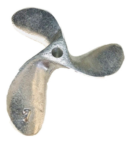 Hélice Motores Rabeta Com 3 Pás 7,0hp Em Alumínio Barco 0