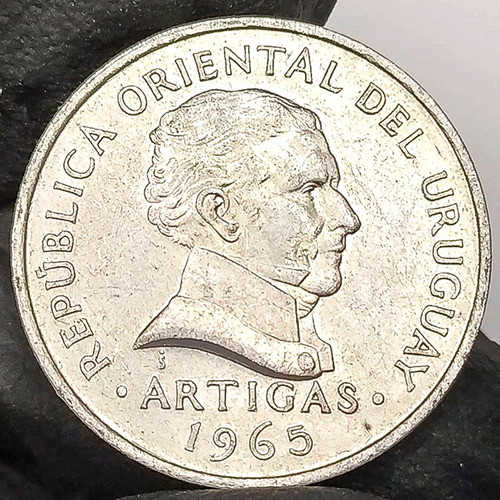 Uruguay 50 Centésimos 1965 Antigua Moneda Colección 0