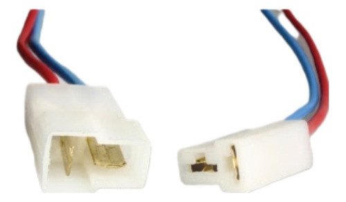 Conector Ficha 2vias Empalme Auto Audio Hembra Macho Kit X10 0