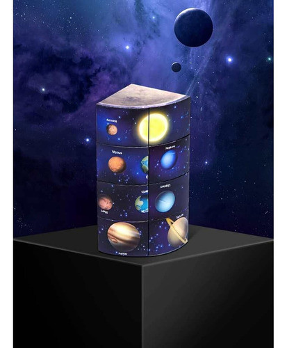Earth Moon Starry Sky Infinity Cube Toy (sin 1