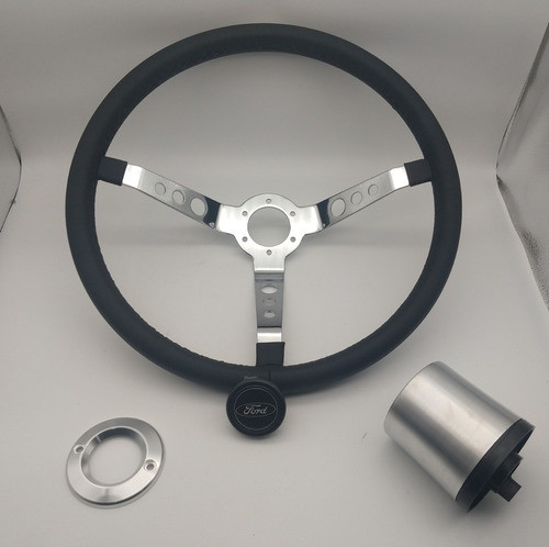 Volante Big Block Lotse Negro Ford Galaxie Corcel F100 1