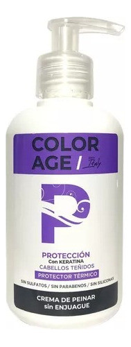 Crema De Peinar Color Age Protección Keratina Cabello Teñido 1