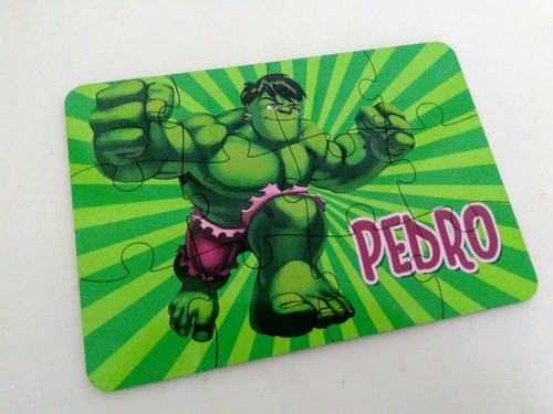 Rompecabezas Madera Personalizado + Bolsita Con Nombre 1