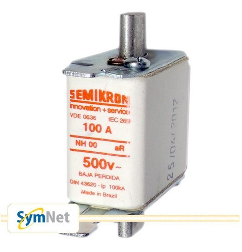 Fusible Nh T00 100a Ar Semikron | Symnet 1