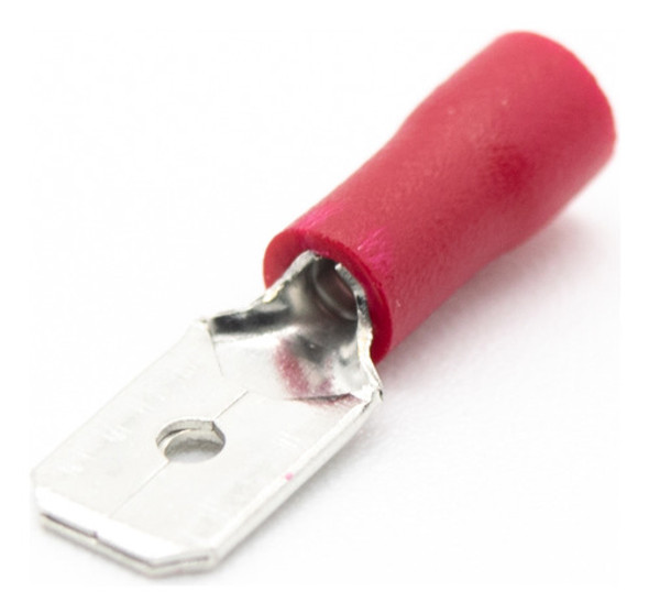 20 Terminales Preaislado Pala Macho 6.3 Rojo A17 0.25-1mm2 0