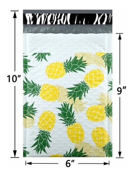 Sobres De Burbuja 25.5 X 15 Cm (pack De 25, Piñas) 1 Sobres De Burbuja 25.5 X 15 Cm (pack De 25, Piñas) 1